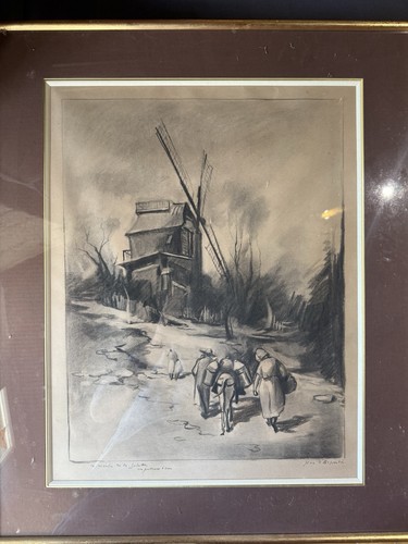 Tableau fusain jean - tableau,