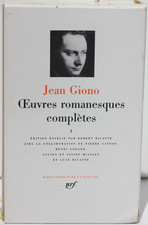 COLLECTION LA PLEIADE - GALLIMARD - JEAN GIONO - OEUVRES COMPLETES - 1971