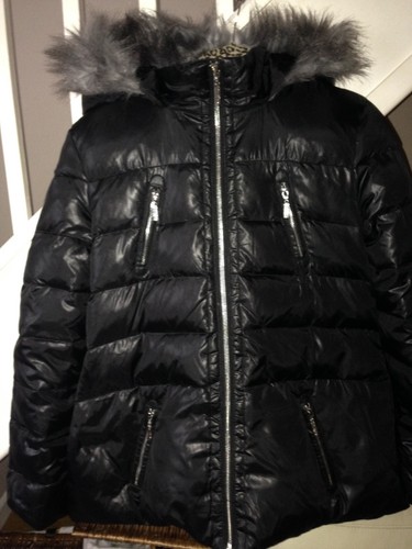 Manteau matelassé noir femme