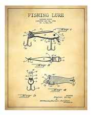 Ancienne affiche brevetée de