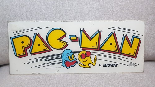 1980 midway pac man marquee - 1980, pac-man