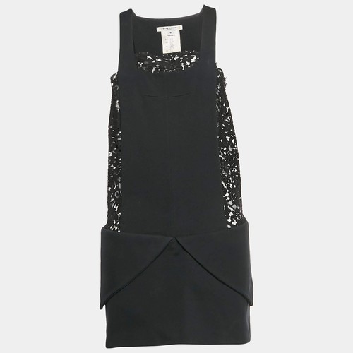 Mini robe noire sans - , manches