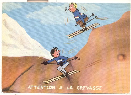 Attention crevasse - à,