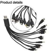 Chargeur USB Tout en Un 10 en 1 pour Nokia pour Samsung pour Téléphones Mobile