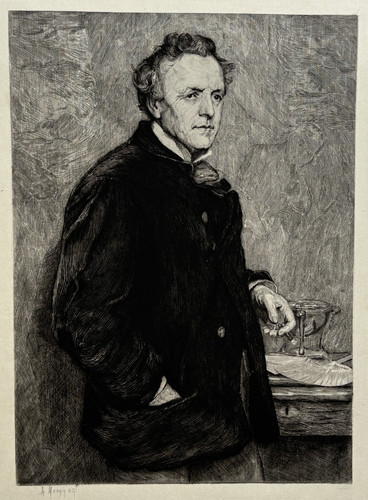 Charles moxon portrait gravure - moxon,