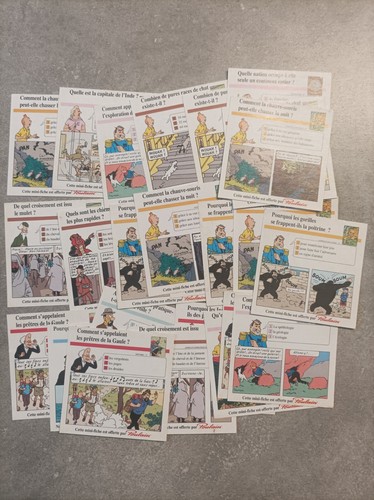 Lot images mini fiches - de, /