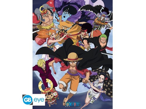 Poster one piece wano raid - one,