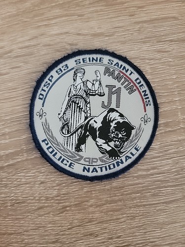 Ecusson police nationale - nationale, j1