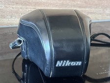 Étui origine  pour le Nikon F Cuir Noir  CTT - 1970
