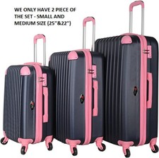 Lot De 2 Valises Rigides À 4