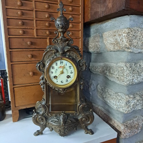 ANCIENNE PENDULE BRONZE MARTI