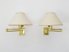 Paire d'appliques murales à bras articulées Metalarte par Georges W Hansen