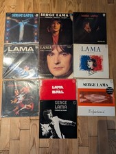 10 LP Vinyle 33T Serge Lama X