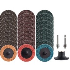 Roloc Lot de 30 disques de ponçage à changement rapide en nylon de 5.1 cm ave...