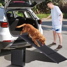 Rampe pliante chien jusqu'à 70kg portable antidérapante voiture SUV 180 x 50 cm.