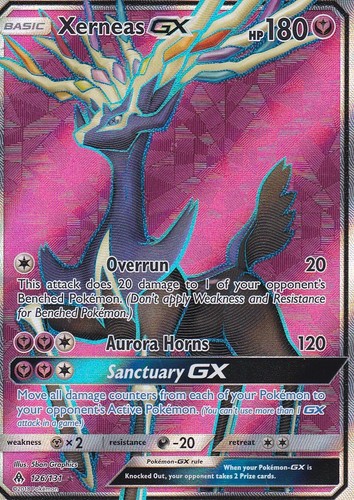 Carte pokemon xerneas - gx, (