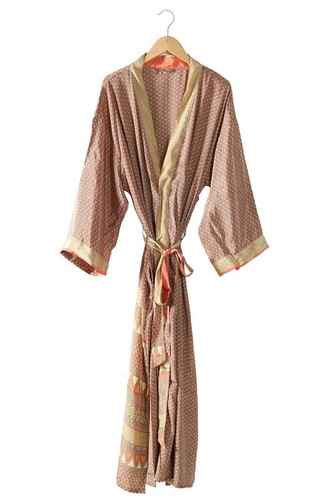 Robe nuit kimono soie - kimono, en