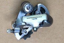 Vintage Shimano 600 Ultegra Rear Derailleur RD 6401 Tri color 8 speed