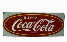 Plaque émaillée "Coca Cola "