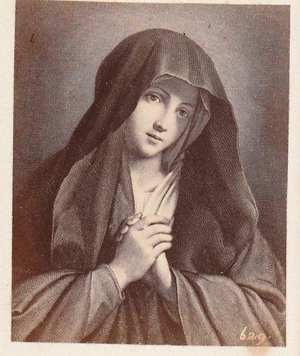 Photo cdv madonna sorrow - cdv,