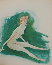 Jean-Gabriel DOMERGUE : Nu sur