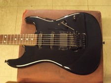 [Valley Arts] Guitare électrique solide Custom Pro noire fabriquée aux États-...