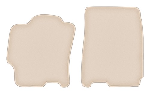 Tapis avant velours beige pour