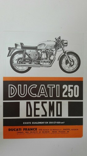 Ducati 250 desmo 1969 - ducati, de