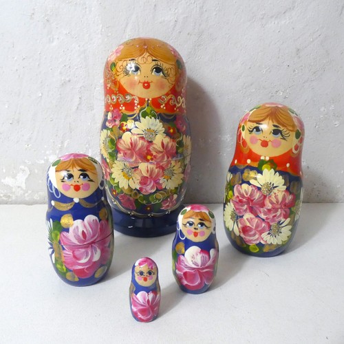 Poupées russes vintage folk - poupées,