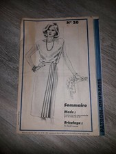 patron de couture jupe portefeuille taille 44/48 année 70 vintage