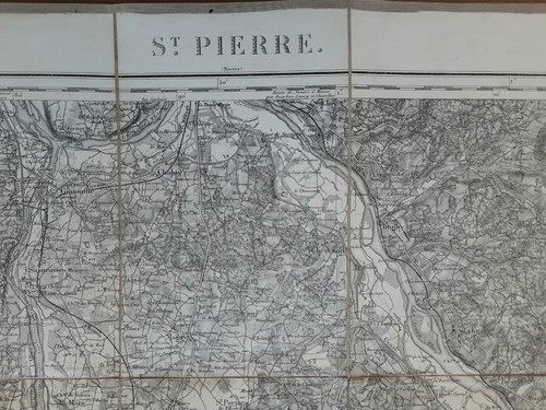 Carte état major - saint, pierre