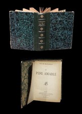 [NATURALISME Reliure] MAUPASSANT (Guy de) - Le Père Amable + Mademoiselle Fifi.