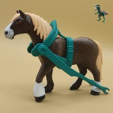 Playmobil cheval percheron-tir