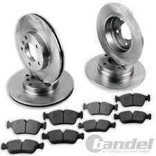 Disques de Frein + Revêtements avant + Arrière Convient pour Peugeot 607 9D 9U