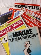 Lot BD diverses Bretecher, Spirou, Hercule ....