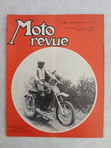 Moto revue 1755 9 - moto, n°1755