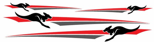 Vehicle stripes kangaroo - 2m,