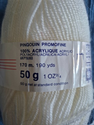 Pelote laine blanche - pelote,