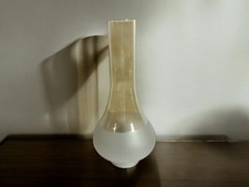 Tulipe, Long Verre De Luminaire Lampe Pétrole Vintage