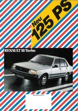 Catalogue brochure Renault 18