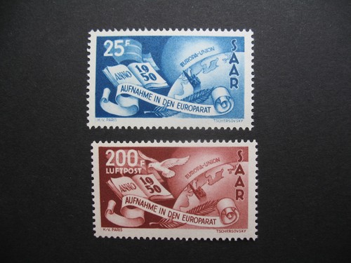 Sarre 1950 timbre - n°, 277