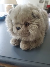 Jolie Peluche Realiste Chat Playkids 40cm