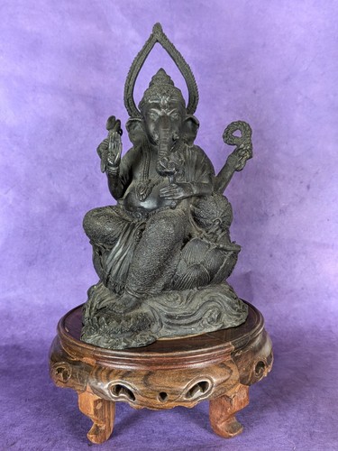 Statuette ganesh bronze - en,