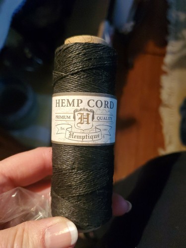 Hemp cord black - cord,