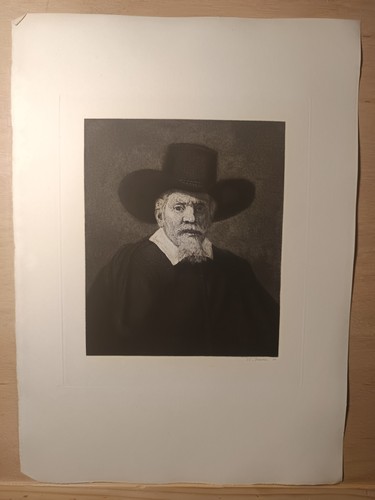 Eau forte rembrandt tête - forte,