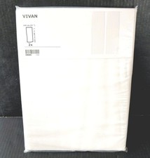 Ikea VIVAN White Curtain Panel