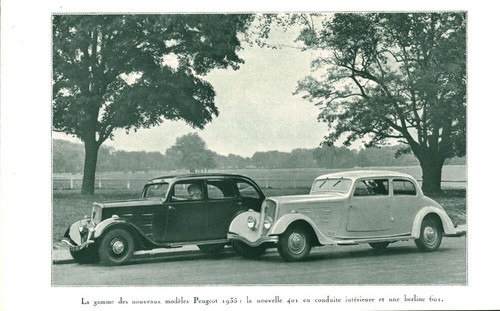 Publicité ancienne voiture