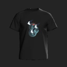 T-shirt unisexe manches courtes coton bio couleur blanc motif zen