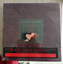 Collector Mylene Farmer Avant que l' ombre velours rouge bon état non ouvert 