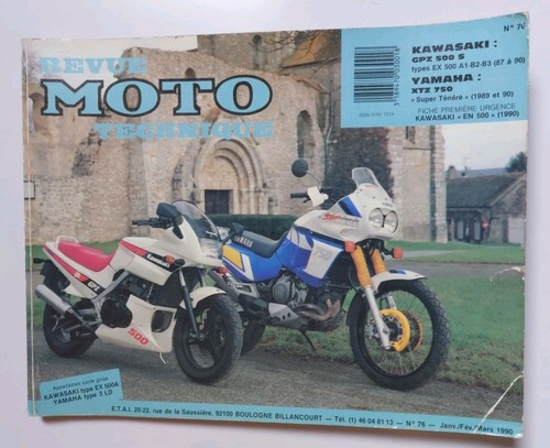 Revue technique moto - technique, no